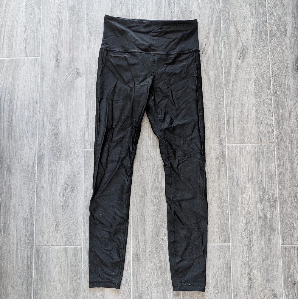 Athleta Elation Shine Black Ultra High-Waist Tights Leggings SIZE SMALL
